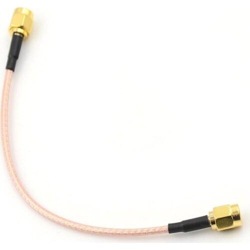 1PC 20CM Length Metal SMA Male to SMA Male Connector Pigtail Cable