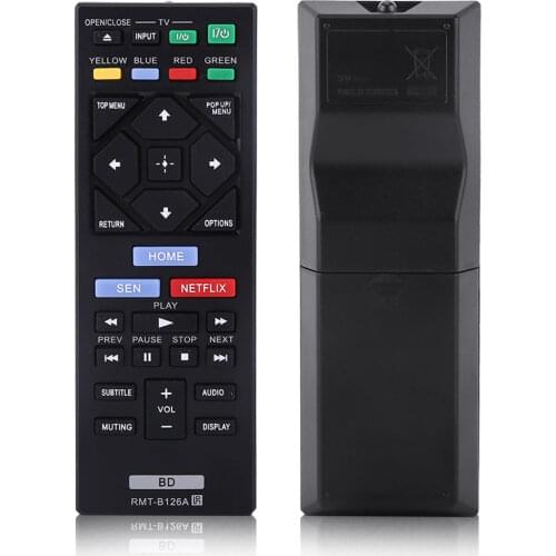 1pc Black Remote Control RMT-B126A High Quality Controller for Sony Blu Ray BDP-S1200 BDP-S3200/S5200 Remote