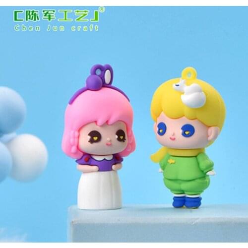 ZOCDOU 1 Piece Cartoon Cute Animal Small Statue Little Figurine Crafts Figure Ornament Miniatures