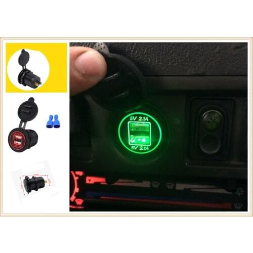 4.2A car accessories charger universal 2 port USB with LED indicator for Holden commodore 2004 2006 astra 2000 2005 rodeo cruze