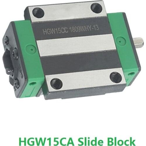 4pcs HGW15CA ( HGW15CC ) slider block flange carriage match use HGR15 linear rail guide CNC diy parts good quality