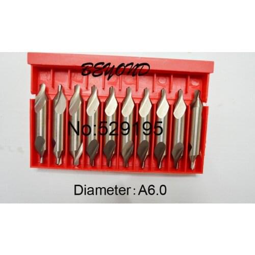 A6.0 Brand New 10 A-type Centre Drill Holder Countersinks Bit Set Pilot Drill Bit Boring Bar Guaranteed 100