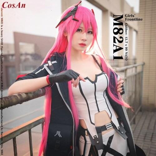 Hot Game Girls Frontline M82A1 Cosplay Costume The High Quality Fashion Battle Uniform Female Halloween Party Role Play Clothing