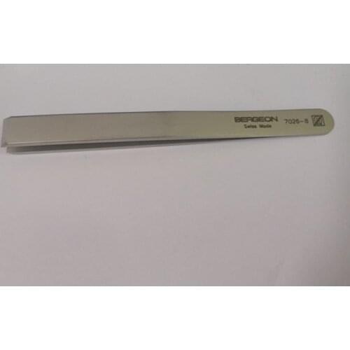Watch repair tools Switzerland original BERGEON 7026-8 tweezers anti-magnetic straightening center tweezers
