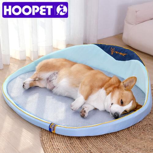 HOOPET Summer Pet Bed Cool Dog Sofa Cozy Large Dog Golden Retriever Husky Lounger With Removable Cover