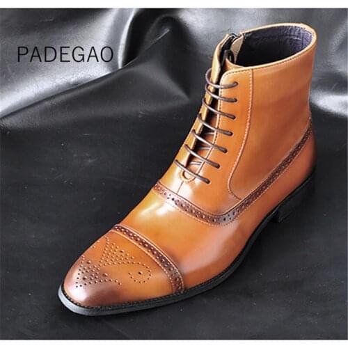 Mens Shoes 2019 Winter Boots Men Fashion Casual High Quality Mens Chelsea Boots Men