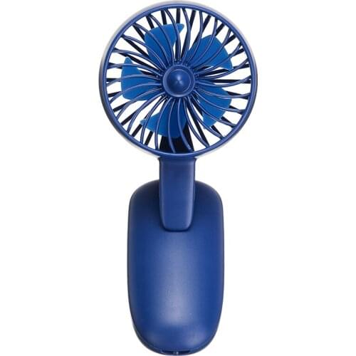 Pink / White / Blue Color Summer Fan Portable Hand-held Small Clip-on Desk Fan Cooler Cooling USB Rechargeable
