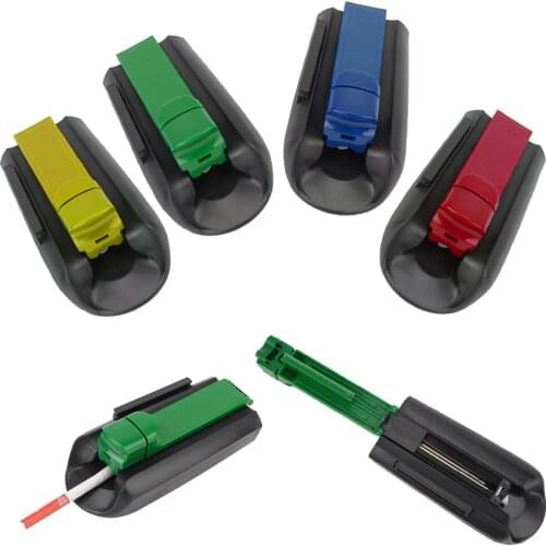 Manual Cigarette Puller Single Tube Cigarette Maker Portable Tobacco Roller DIY Smoking Tools Cone Rolling Machine