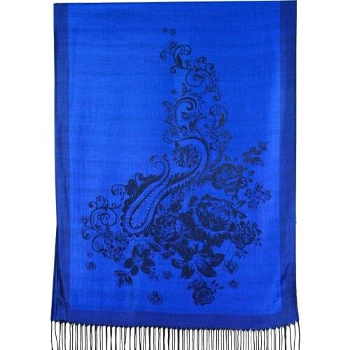 Foulard бандана Women Scarf Jacquard Kashmir Pashmina Femme Shawls Muffler Stole шарф Tassel