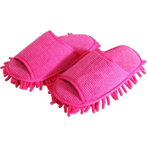 Microfibre Mop Slipper House Floor Foot Shoes Lazy Polishing Cleaning Dust Tool STTA889