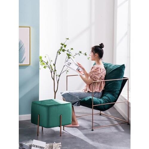 Zq Nordic Couch Living Room Bedroom Simple Lazy Sofa Leisure Chair Single-Seat Sofa Chair Couch