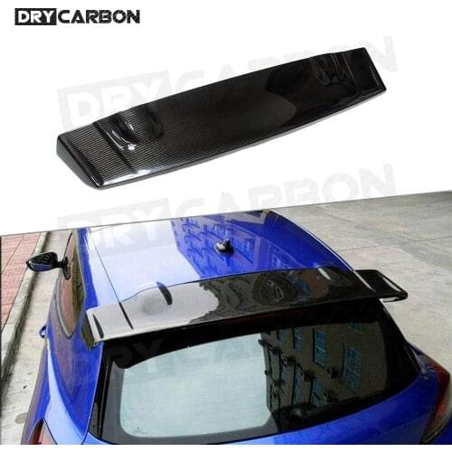 Carbon Fiber Rear Roof Spoiler Trunk Wings for Volkswagen VW Scirocco R 2009-2014 V Style Roof Plate Spoiler Car Styling FRP