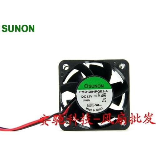 For Sunon PMD1204PQB2-A 4cm 40mm 4028 DC 12V 2.6W 2 -line server cooling fans