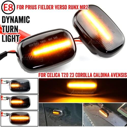 Led Dynamic Side Marker Turn Signal Light For Toyota RAV4 Camry SV4 CV4 ACV30 Corolla E10 E11 E12 ZE120 Runx Allex Vios Celica