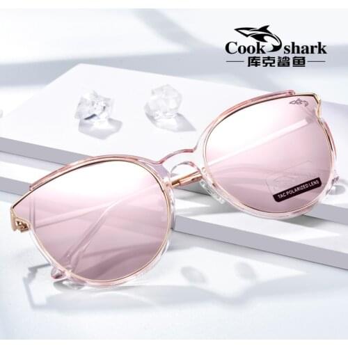Cookshark 2019 new sunglasses ladies sunglasses polarized driving driving hipster glasses