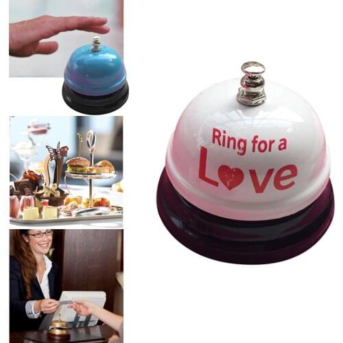 Hotel Counter Desk Bell Rings Restaurant Reception Service Call Metal Bell Kitchen Bar Service Call Bell Utensilio de Cozinha