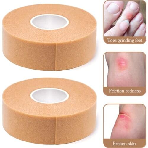 1 Roll Self-adhesive Elastic Wrap Anti-wear Waterproof Heel Sticker Foot Pad Medical Rubber Plaster Tape