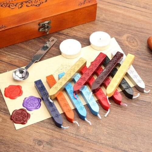 1PC Retro Sealing Wax Stick Seal Wax Stamps for Envelope Documents Wedding Invitation Decorative Stamp Wax 42