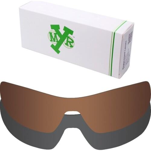 2 Pieces Mryok POLARIZED Replacement Lenses for Oakley Offshoot Sunglasses Lens Stealth Black & Bronze Brown