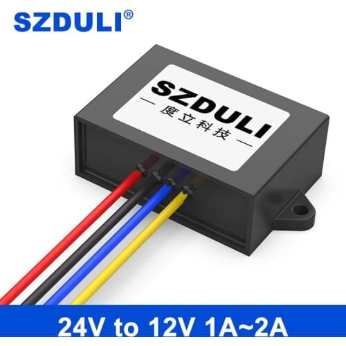 24V to 12V isolated power converter 15-40V to 12V automotive power step-down module DC-DC converter