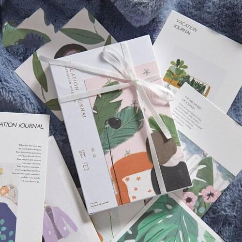 30pcs/Pack Gorgeous Girls Paintings Post Cards Set DIY Craft Scrapbook Room Background Wall Decoration Stationery Gift Postcard