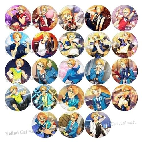 58mm Ensemble Stars dream anime Trickstar Akehoshi Subaru Icons Button Badges