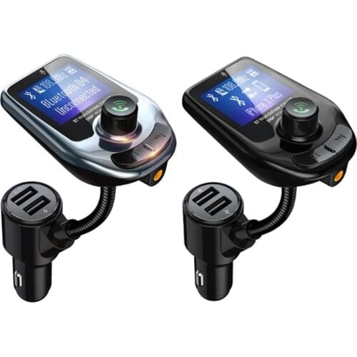 Car MP3 Bluetooth Player FM Transmitter QC3.0 Car Charger Support TF Card AUX 28GC