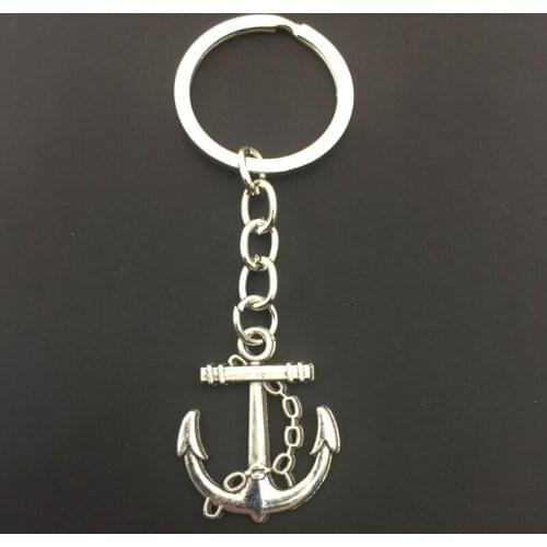 Big Arrow Keychain Retro Antique Silver Plated Arrow Keychain Fashion Solid Pendant Keychain Jewelry Gift