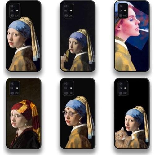Girl With A Pearl Earring Vermeer Phone Case For Samsung Galaxy A21S A01 A11 A31 A81 A10 A20E A30 A40 A50 A70 A80 A71 A51