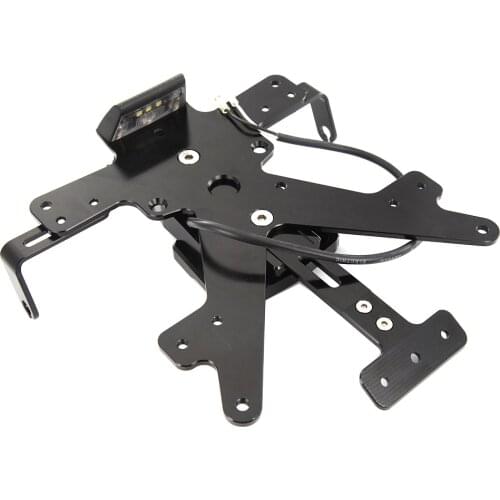 For Kawasaki Z800 plate 2013-2016 Motorcycle License Plate cover Licence Plate Holder Frame License Plate Holder LED Light