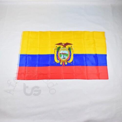 Ecuador Ecuadorian 90*150cm flag Banner 3x5 Foot Hanging National flag for meet,Parade,party.Hanging,decoration
