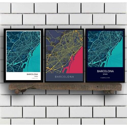 City Barcelona Spain Poster