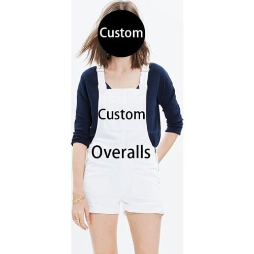 Custom Overalls 3D All Over Print Overalls Hipster Playsuits Hipster Summer Street Wear Men Women Unisex US Standard Size