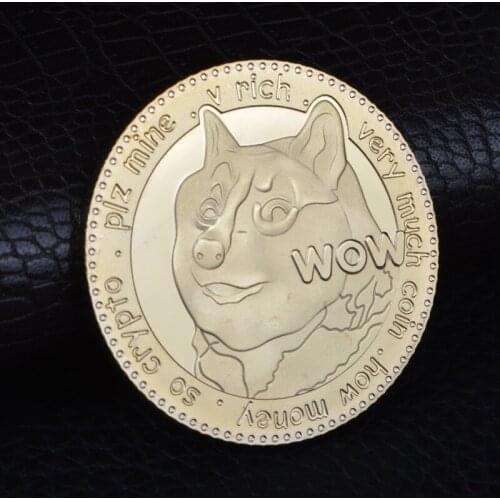 Dog Coin Moon Landing Dog Metal Art Collection Gift Collectible Physical Souvenir