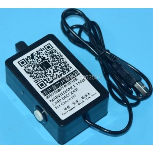 MC-05 Waste ink tank Chip Resetter Use For Canon IPF5000 IPF5100 IPF510 IPF500 MC05 MC 05 Wide Inkjet Printers Maintenance Tank