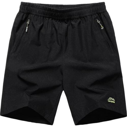 Men elastic waist shorts plus big size men summer light casual beach boardshorts gasp casual shorts men 5xl 6xl 7xl 8xl 9xl