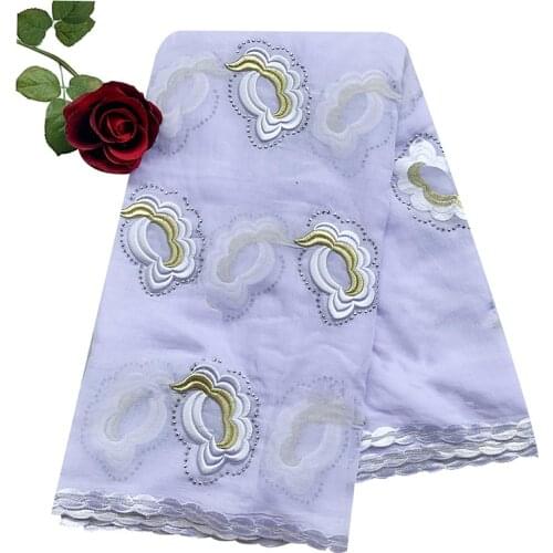 New African Women Scarf Soft Cotton Scarf Applique Design Embroidery Muslim Hijab Scarf for Shawls Wraps CH712