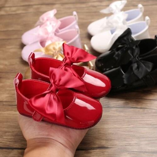 Girls Shoes Flowers Bow Baby Gril Dance Party Shoes Spring Autumn Children Footwear First Walkers