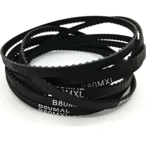 10pcs/lot, MXL Timing Belt, Closed-loop, B80MXL, 3mm 6mm width