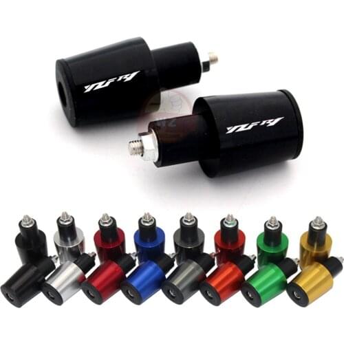CNC 22MM handlebar grips handle bar end cap for YAMAHA YZF R1 1998-2009, 2010, 2011 2012, 2013, 2014, 2015, 2016
