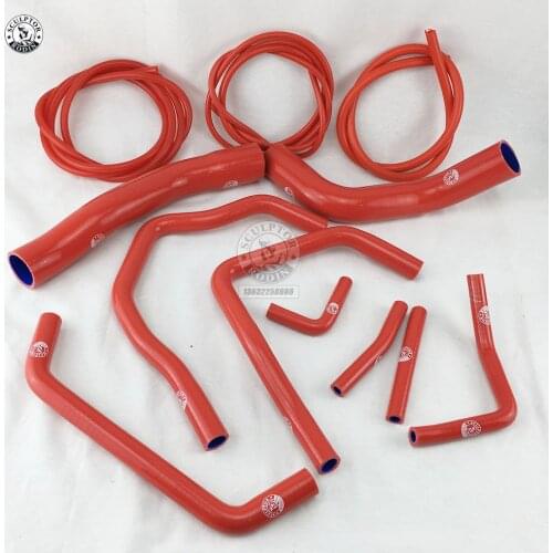 Silicone Radiator Hose + Vacuum Hose Kit For TOYOTA LAND CRUISER HDJ80 1HD-T/FT 4.2L