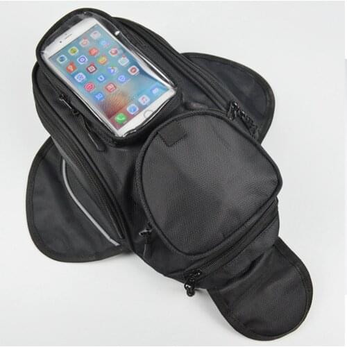 Motorcycle tank bag motorbike oil fuel tank bag Magnetic Tank Bike saddle bag motorcycle bag big screen for phone / GPS