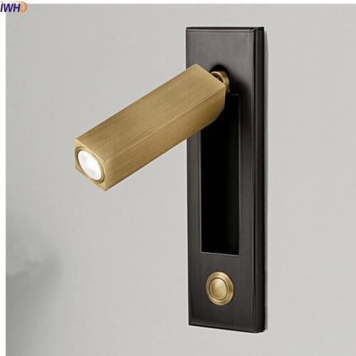 Embedded installation LED Wall Lamp Adjustable Modern Wall Light Bedroom Bathroom Wandlamp Living Room Applique Murale Luminaire