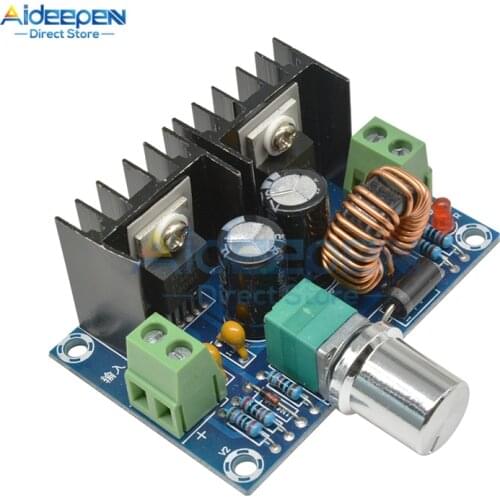 XH-M401 Max 8A 200W DC-DC Step Down Buck Converter Power Supply Module DC 4V-40V to DC1.25V-36V PWM Adjustable Step Down Board