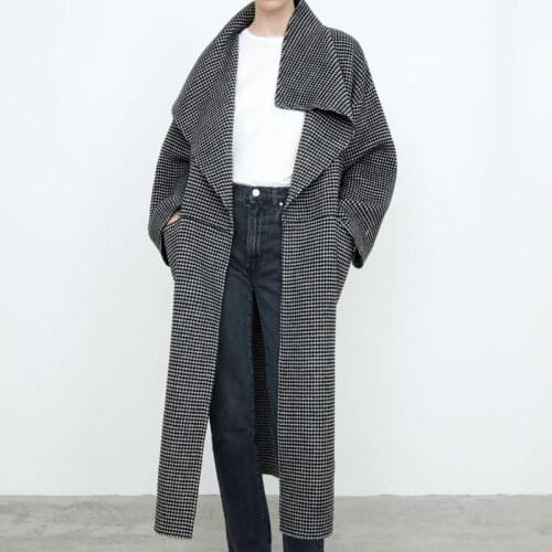 XIZOU Women's Gray Coats