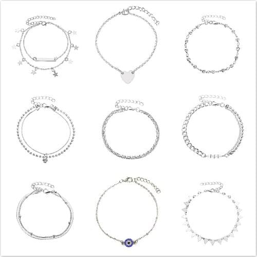 1@# Hot Sale Shine Anklet Elegant Jewelry Fashion Style Golden Zircon Crystal Anklet For Sexy Womens Girls Wholesale