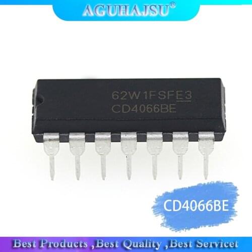 10PCS CD4066BE molewei DIP14 CD4066 DIP new and original Four-way analog switch