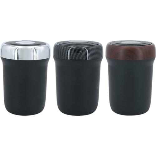 ABS Car Ashtray Portable LED Light Cigarette Smoke Ashes Holder Suitable Car Flame Retardant High Quality Ash tray