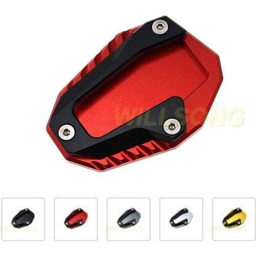 Side Kickstand Stand Extension Support Plate For DUCATI Monster 696/795/797/821/1200/1200S Motorcycle Accessories Parts