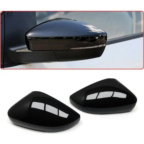 Car Side Wing Rear View Rearview Mirror Cover Caps For-Polo MK5 6R 6C